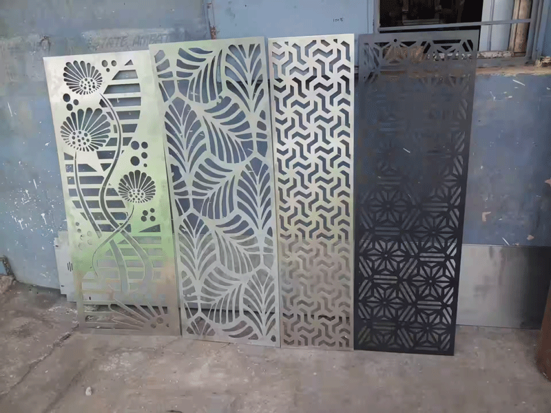 Hoa văn cửa cổng- ứng dụng cắt laser