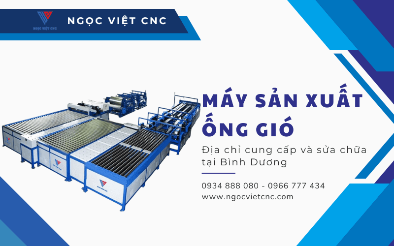 máy sản xuất ống gió