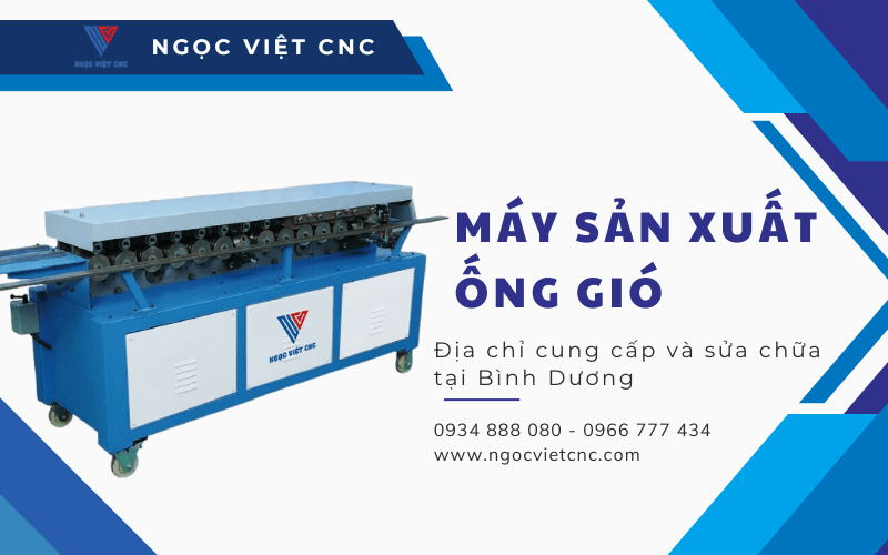 máy sản xuất ống gió