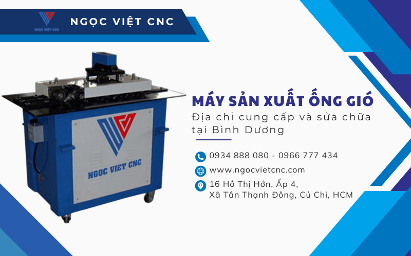 máy sản xuất ống gió