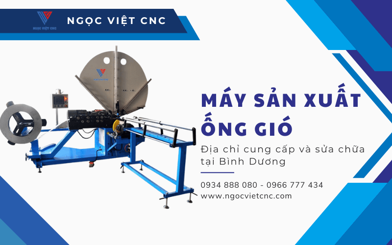 máy sản xuất ống gió