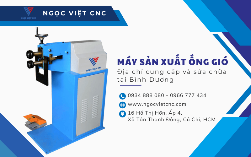 máy sản xuất ống gió