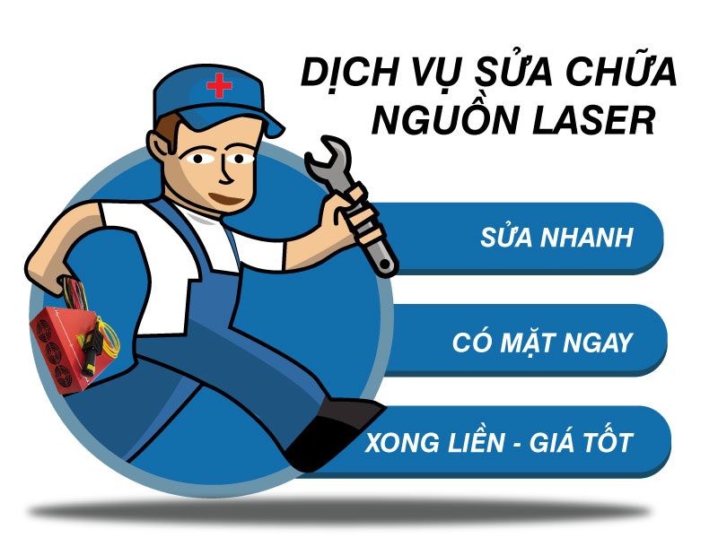 dịch vụ sửa nguồn laser