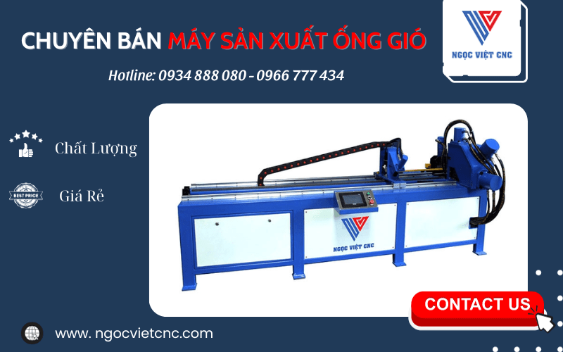 Máy sản xuất ống gió