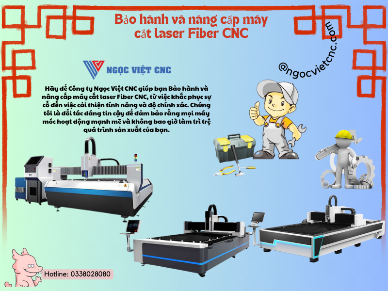 Bảo Hành và Nâng cấp Máy cắt laser Fiber CNC: Bí quyết tối ưu hiệu quả và tuổi thọ