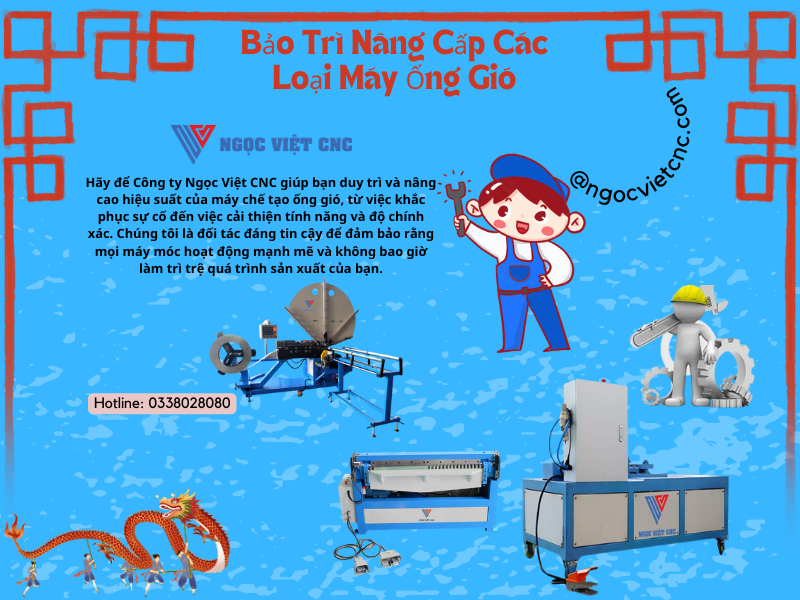 Bảo Trì Nâng Cấp Các Loại Máy Ống Gió