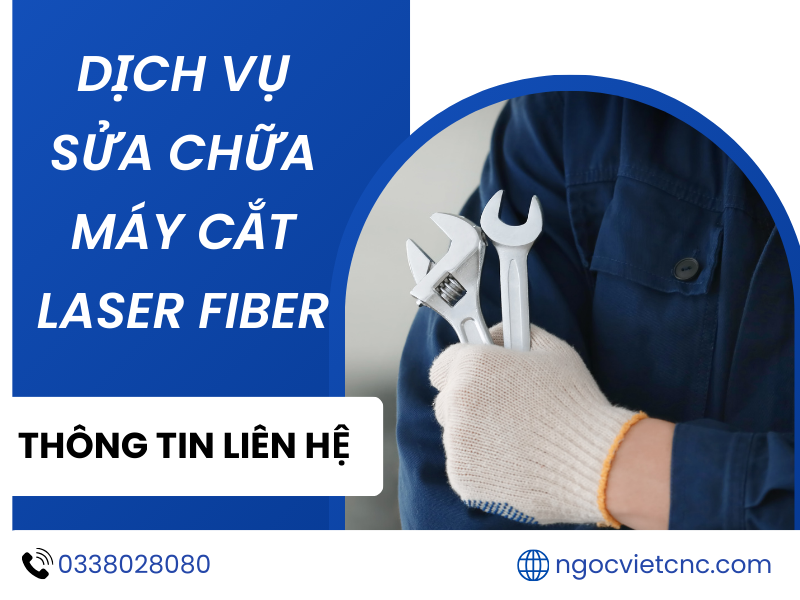 Dịch vụ sửa chữa máy cắt laser fiber chuyên nghiệp, uy tín tại TP.HCM