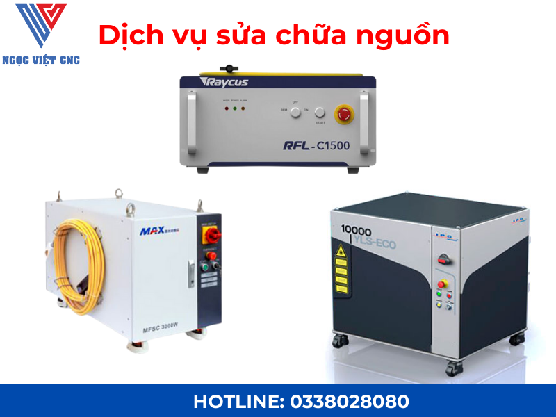 Dịch vụ sửa chữa nguồn máy cắt laser uy tín, chuyên nghiệp tại TPHCM