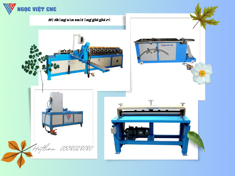 Hệ thống sản xuất ống gió giá rẻ: Lựa chọn hoàn hảo cho doanh nghiệp nhỏ và ứng dụng sửa chữa