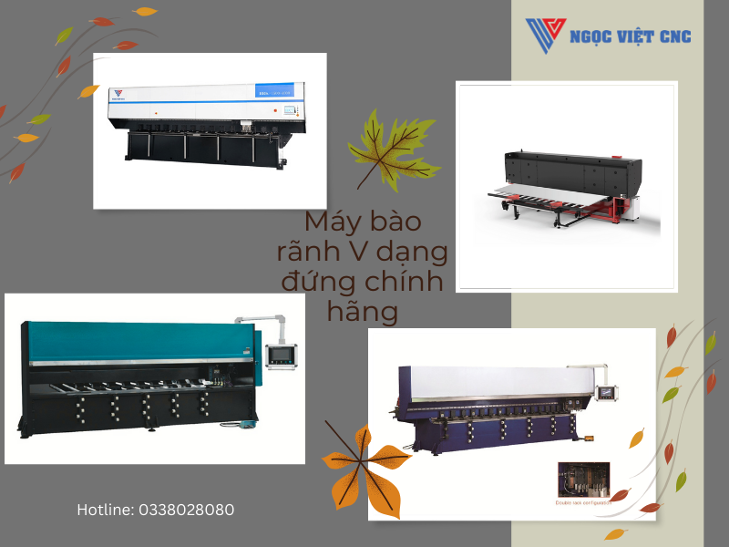 Máy bào rãnh V dạng đứng chính hãng - Thiết bị gia công kim loại chuyên dụng