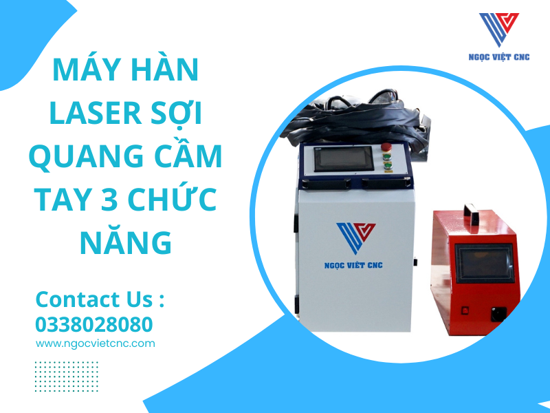 Máy hàn laser sợi quang cầm tay 3 chức năng: Giải pháp hàn kim loại tiên tiến cho mọi ngành nghề
